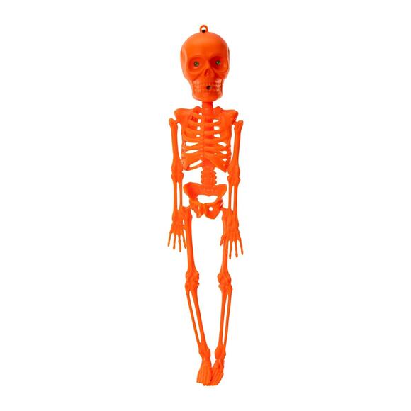 🔥Mini Neon Skeleton With Light-Up Eyes 10in Orange BNWT🔥 - Picture 3 of 3